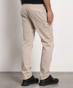 Stone Island Beige Cargo With Logo -Summer Fashion Clothing 0038f47a 65bf 453f b61d 49e6f0548b53