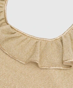 OSEREE Children's Beige Lumiere Maillot Swimsuit With Lurex -Summer Fashion Clothing 0171469e 7e37 4161 9ac6 0155463bfc40