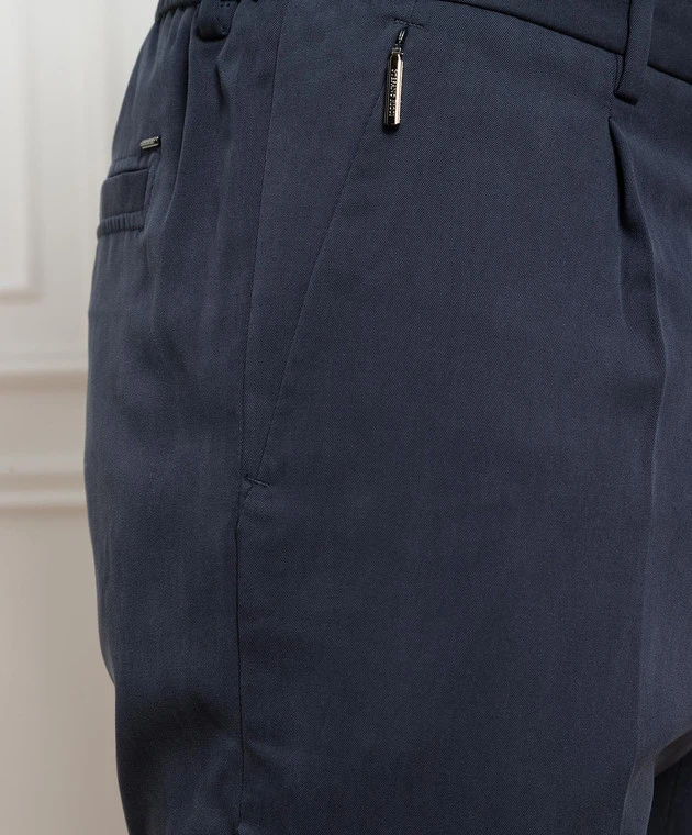 Blue Silk Pants 5 Blue Silk Pants - Image 5