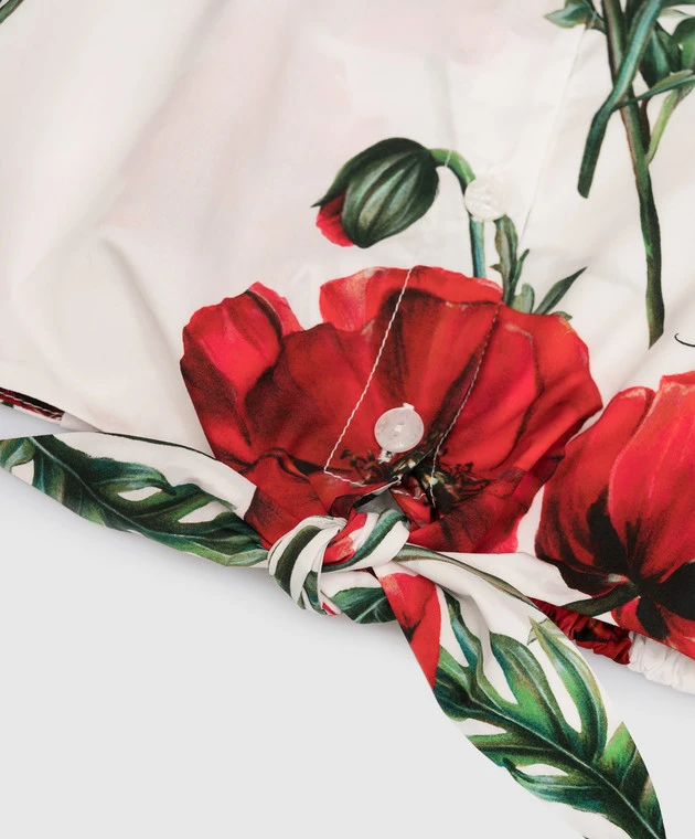 Dolce & Gabbana Children's White Top With Happy Garden Print 3 Dolce & Gabbana Children's White Top With Happy Garden Print - Image 3