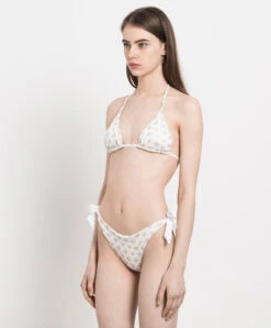 Max Mara White Bodice From A Swimsuit With A Logo Print -Summer Fashion Clothing 02b6f948 86b5 4d75 bc6e acbbbe51e433