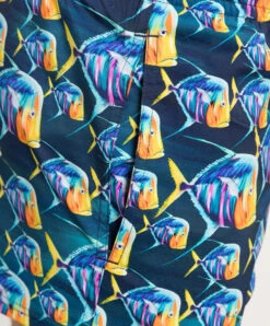 Vilebrequin Blue Manta Swim Shorts With Print -Summer Fashion Clothing 02c16070 7277 4b7b 89aa 685fe4432351