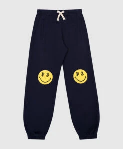 Palm Angels Smiley Sweat Baby Blue Joggers