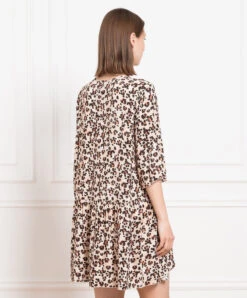 Vilebrequin Beige Loom Mini Dress In Print -Summer Fashion Clothing 04ade424 b85a 443c a2de 5292ab543383