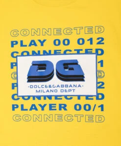Dolce & Gabbana Children's Yellow T-shirt With A Print -Summer Fashion Clothing 04f59543 d61f 40ae 885d a87f521c0499