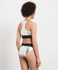 Dolce & Gabbana Silver Swimsuit With Logo 8 Dolce & Gabbana Silver Swimsuit With Logo -Summer Fashion Clothing 0501e5b9 3b69 4fb6 b876 9e7449e4a0fe