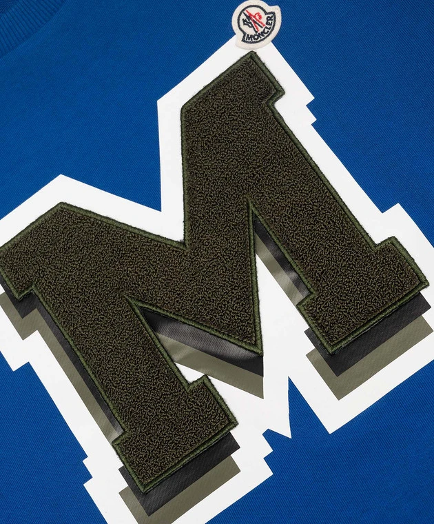 Children's Blue Monogram Tracksuit 3 Children's Blue Monogram Tracksuit - Image 3