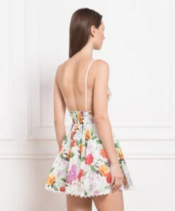 Issya White Print Dress -Summer Fashion Clothing 0625a65a 1da8 436a a39c b74de49aa82c