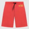 Red Logo Swim Shorts