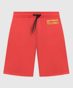 Red Logo Swim Shorts
