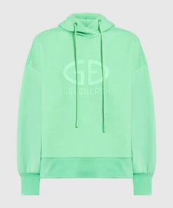 GOLDBERGH Green Harvard Hoodie With Textured Logo