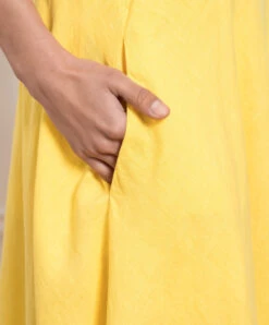 Yellow Midi Skirt Made Of Linen 9 Yellow Midi Skirt Made Of Linen -Summer Fashion Clothing 0829b9b9 c414 4af8 8b85 0c6ee64d92fc