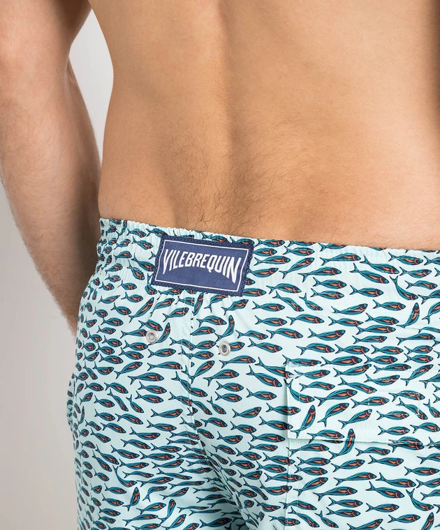 Vilebrequin Blue Gulf Stream Print Swim Shorts 5 Vilebrequin Blue Gulf Stream Print Swim Shorts - Image 5