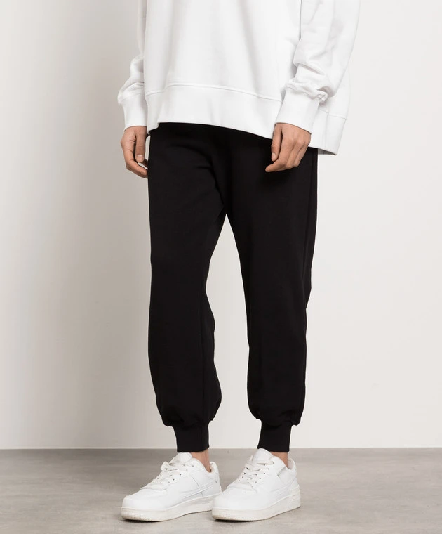 Alexander McQueen Black Joggers With Mcqueen Graffiti Print 3 Alexander McQueen Black Joggers With Mcqueen Graffiti Print - Image 3