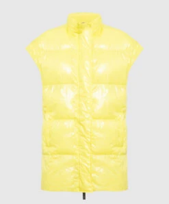 Yellow Quilted Vest