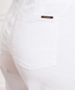 Peserico White Pants With Logo -Summer Fashion Clothing 0b046e11 ab7b 49d7 92c5 097fa51ced17