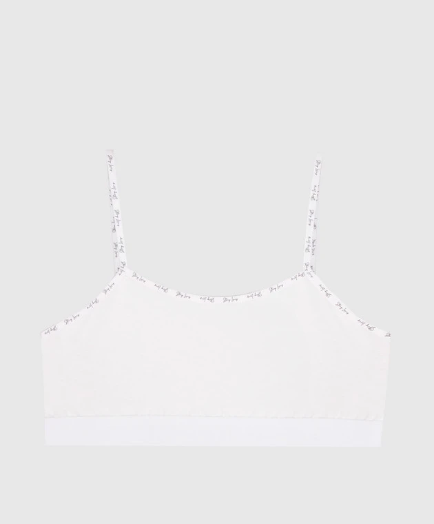 Children's White Top With Logo 1 Children's White Top With Logo