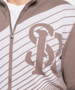 Brown Sports Jacket With A Logo Pattern 9 Brown Sports Jacket With A Logo Pattern -Summer Fashion Clothing 0b61bc71 2376 40de 958c b2f618801632