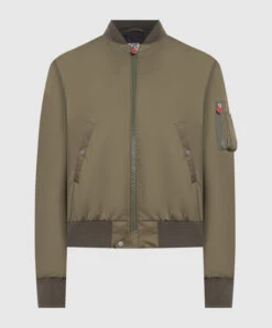 Kiton Khaki Bomber Jacket
