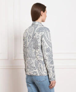 Etro White Quilted Jacket In Paisley Print -Summer Fashion Clothing 0c1f3d3f 7b2f 4f78 b337 b9bba88ab94c