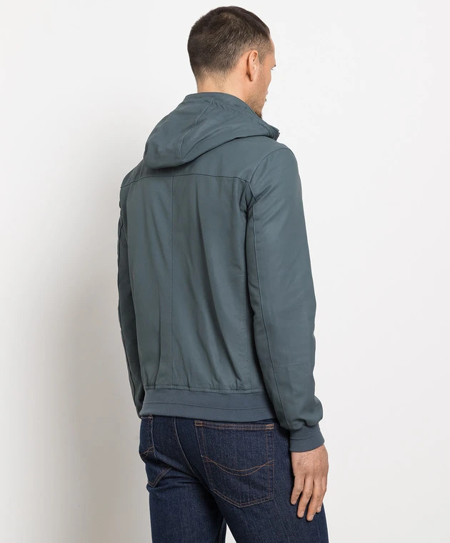 Green Leather Jacket 4 Green Leather Jacket - Image 4