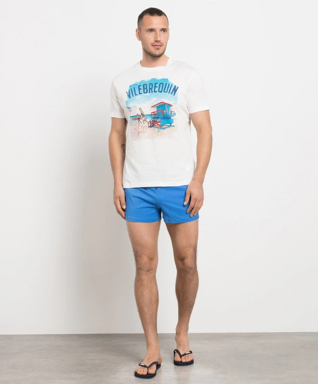 Vilebrequin Blue Swimming Shorts Man 2 Vilebrequin Blue Swimming Shorts Man - Image 2