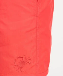 Vilebrequin Red Swim Shorts With Crabs Embroidery And Logo -Summer Fashion Clothing 0f35f7dd 1ac4 465b 99f1 7a66067dd534