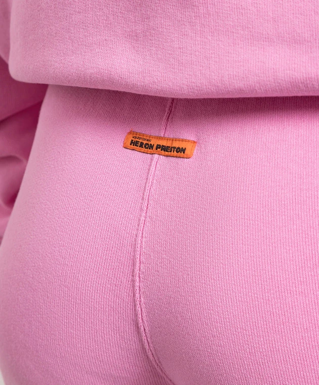 Pink Joggers With Logo Print 5 Pink Joggers With Logo Print - Image 5