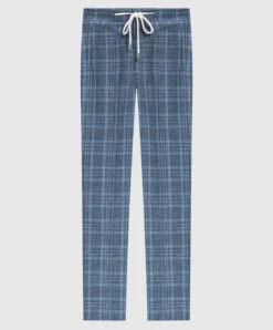 Blue Checked Pants