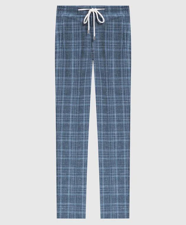 Blue Checked Pants 1 Blue Checked Pants
