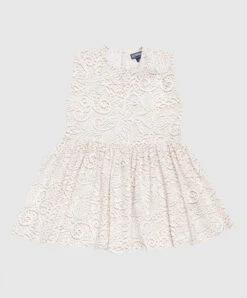 Summer Fashion Clothing 13 Vilebrequin Children's Beige Gustavia Dress In Print