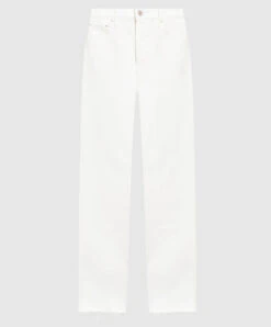Toteme White Jeans With Logo