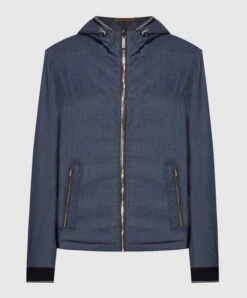 Blue Two-sided Windbreaker