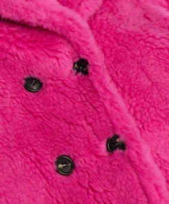 Children's Raspberry Double-breasted Wool Coat -Summer Fashion Clothing 146853bc 9a58 4722 baee b66c9ad34db1