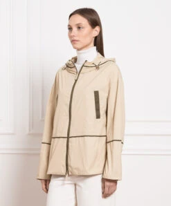 Beige Windbreaker With Laces -Summer Fashion Clothing 1567f5d7 e104 4282 a25a 4b5f755860b0