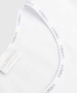 LA PERLA Children's White T-shirt With Logo -Summer Fashion Clothing 177004d6 35c4 41c6 9bb5 24196dc3d977