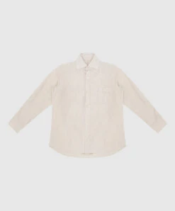 Children's Light Beige Patterned Shirt