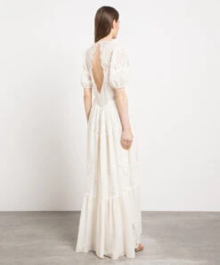 TWINSET White Dress With Lace And Lurex 8 TWINSET White Dress With Lace And Lurex -Summer Fashion Clothing 18b4963c 8276 47b4 b7c2 63c3d3019f1b