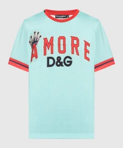 Dolce & Gabbana Green T-shirt With A Print