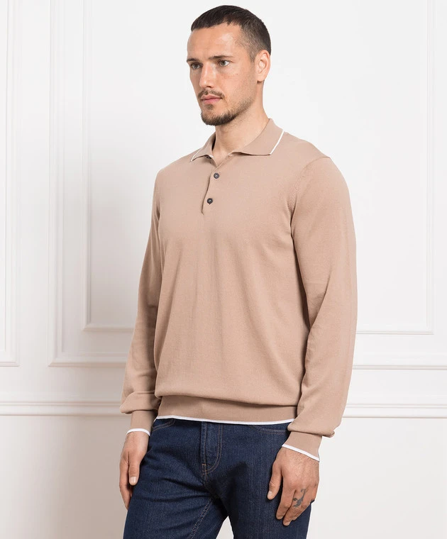 Peserico Brown Polo 3 Peserico Brown Polo - Image 3