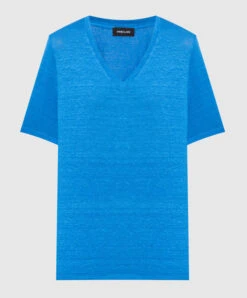 Blue Linen T-shirt