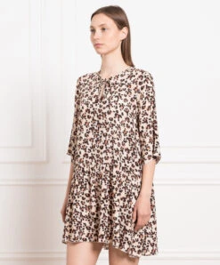 Vilebrequin Beige Loom Mini Dress In Print -Summer Fashion Clothing 1a681987 d0a6 416e 975f 37945fc021e2