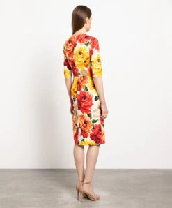Dolce & Gabbana Peony Print Dress -Summer Fashion Clothing 1b92725b 0b6d 447a 866b 1336b83c1a24