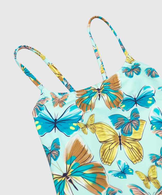 Vilebrequin Children's Blue Grilly Swimsuit In A Print 3 Vilebrequin Children's Blue Grilly Swimsuit In A Print - Image 3