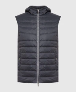 Peserico Gray Down Vest