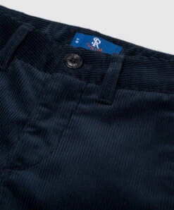 Children's Blue Corduroy Pants With Logo -Summer Fashion Clothing 2084f4be f1dd 47e6 8e65 0031b996d6b7