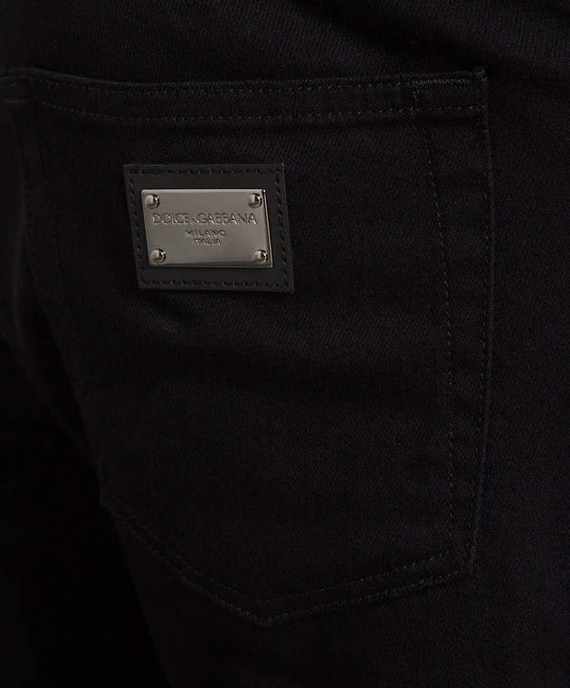 Dolce & Gabbana Black Logo Skinny Jeans 5 Dolce & Gabbana Black Logo Skinny Jeans - Image 5