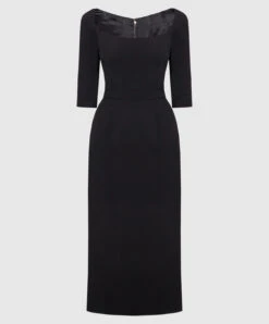 Dolce & Gabbana Black Midi Dress