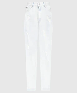 Dolce & Gabbana Blue Skinny Jeans With Slits