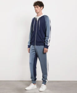 Blue Silk Tracksuit -Summer Fashion Clothing 22d1e559 b0b6 48ad 9a95 51add7298077